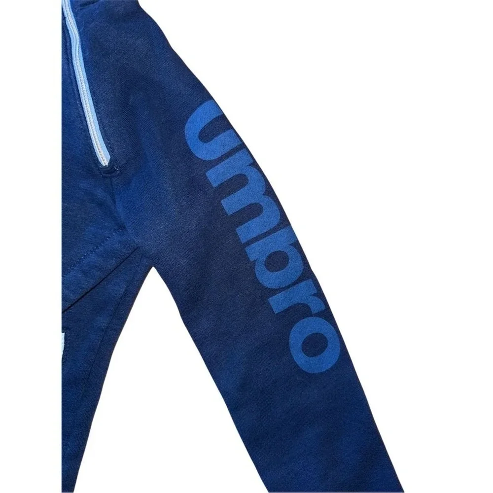 Umbro Youth Asymmetrical Pullover Jacket Blue Size XS 4/5 soccer‎ Classic FIFA